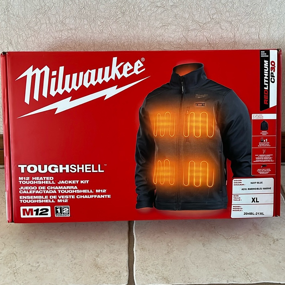 Milwaukee Toughshell heated jacket.